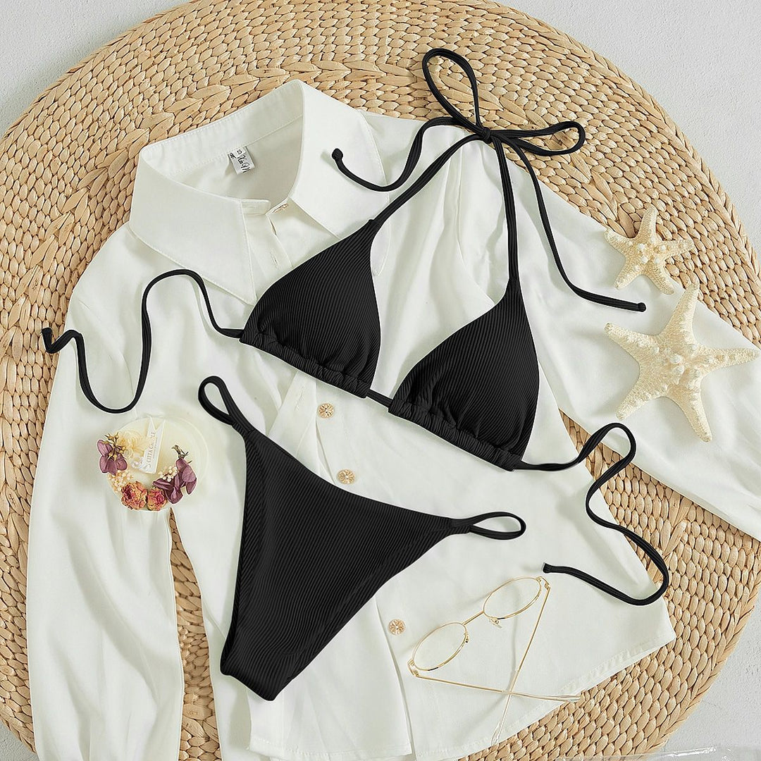 Dame triangulær bikini med smart bindesystem Skovae