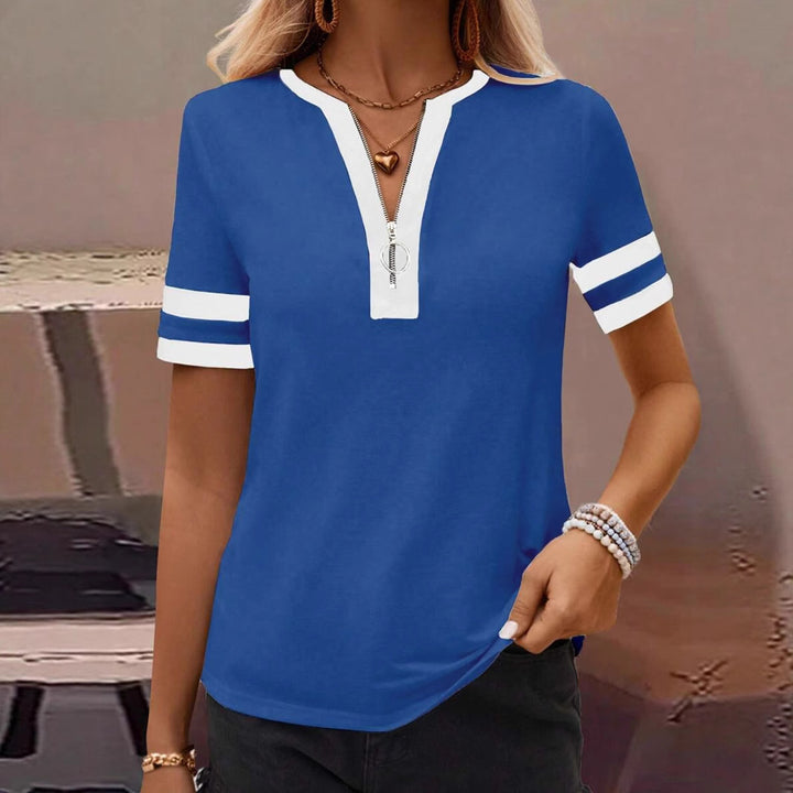 Damer Sports polo-shirt med lynlås Stilla