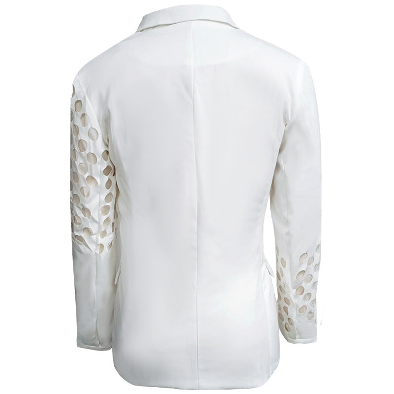 Damer Mode Oversized-blazer med cut-out-detaljer Stilla