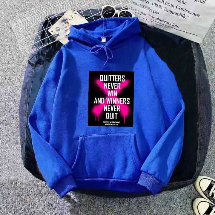 Dame hoodie med inspirerende motiv Skovae