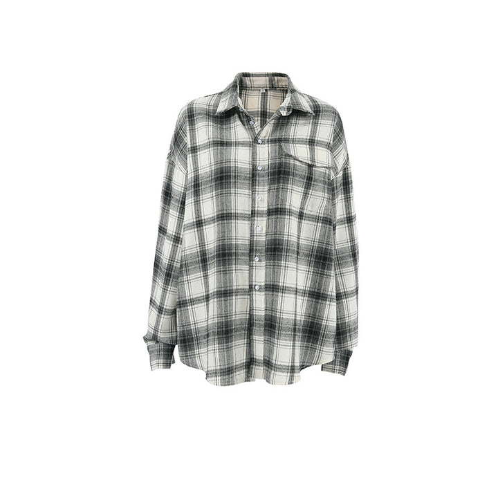 Dame Oversized Ternbluse i afslappet snit med flydende stof Stilla