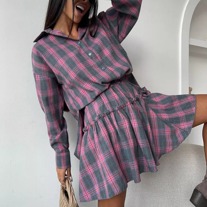 Femme Flannelkjole Stilla