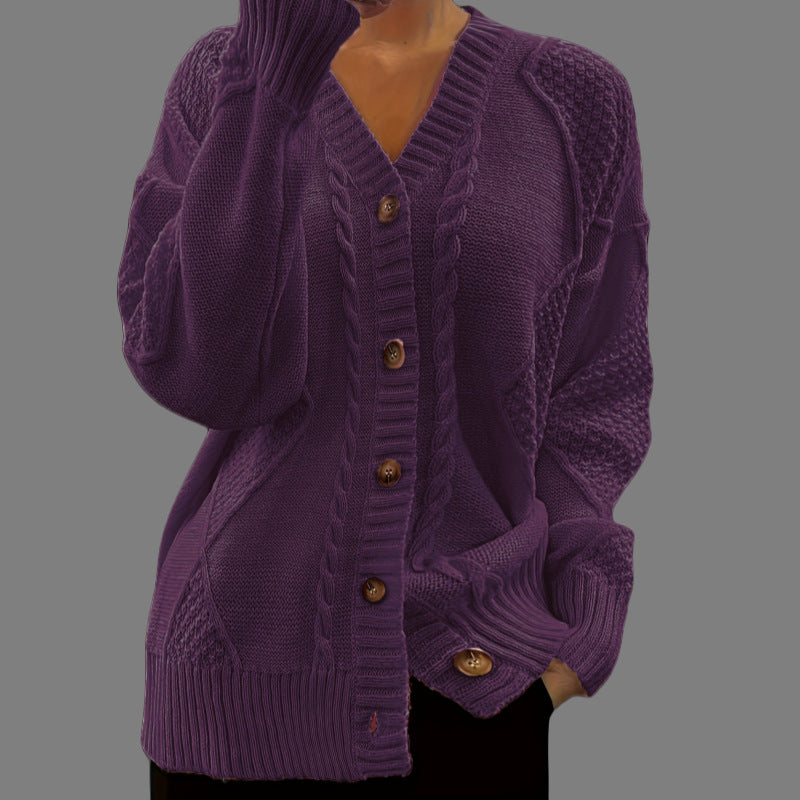 Kvinders cardigan i afslappet oversized stil Stilla