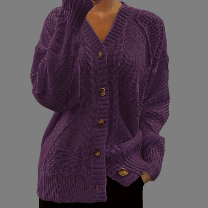 Kvinders cardigan i afslappet oversized stil Stilla