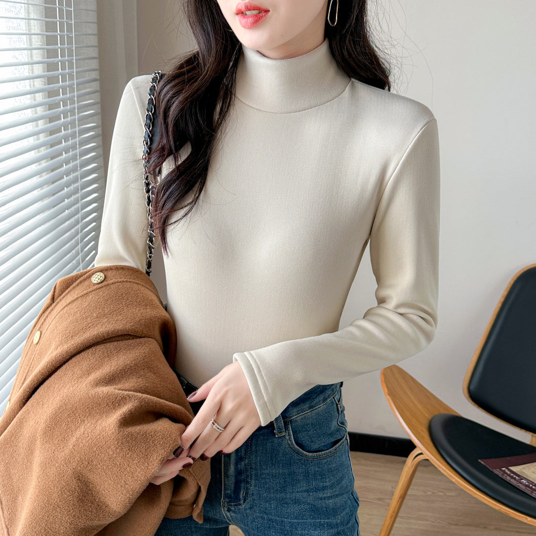 Kvinders langærmet turtleneck top Stilla