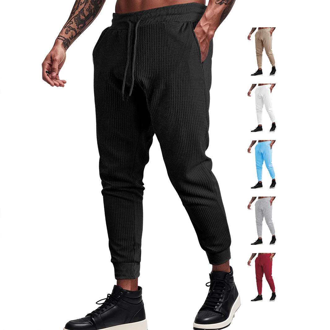 Herrer fritids-joggingbukser med åndbar struktur og justerbar talje Stilla