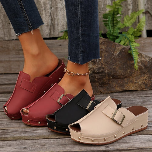 Dame mode Slip-On sko med elegante dekorationer Stilla