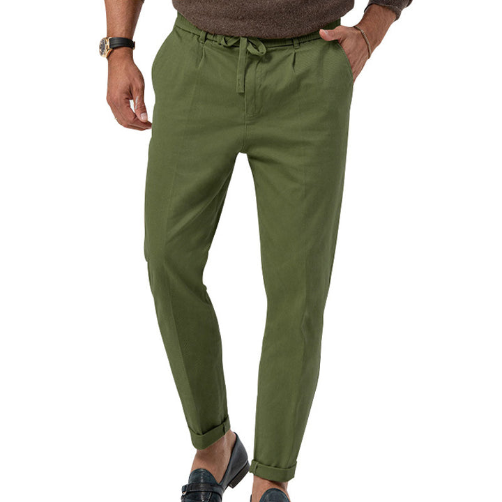 Herrer Chino-bukser med elastisk talje og moderne snit Stilla