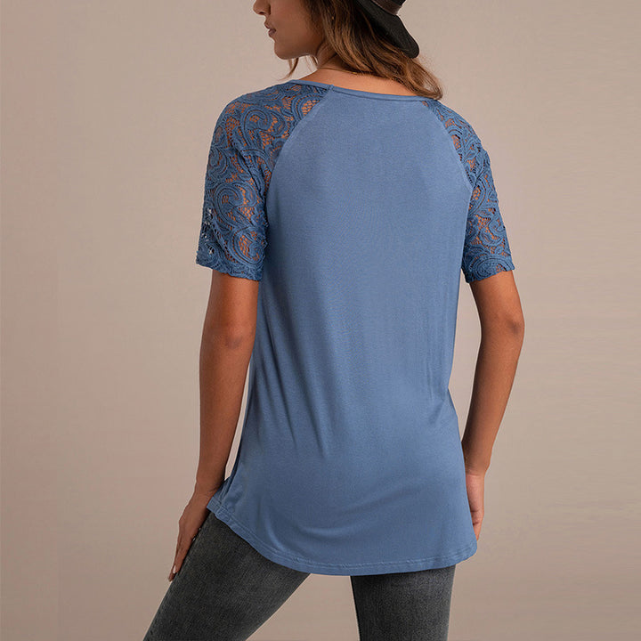 Dame-fleece-top med spids Stilla