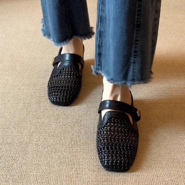 Dame Stilfulde Woven Slide Mules Stilla