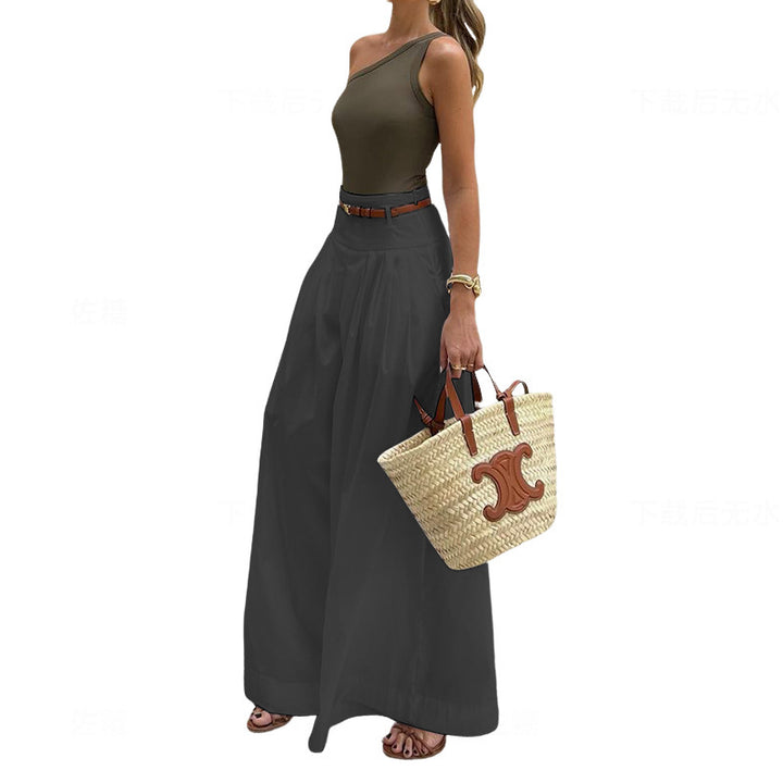 Damer Trendy Bred Linnedragt Stilla