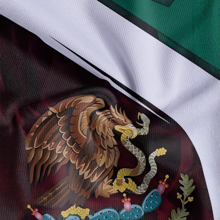Herre poloshirt med mexicansk flagmotiv Stilla