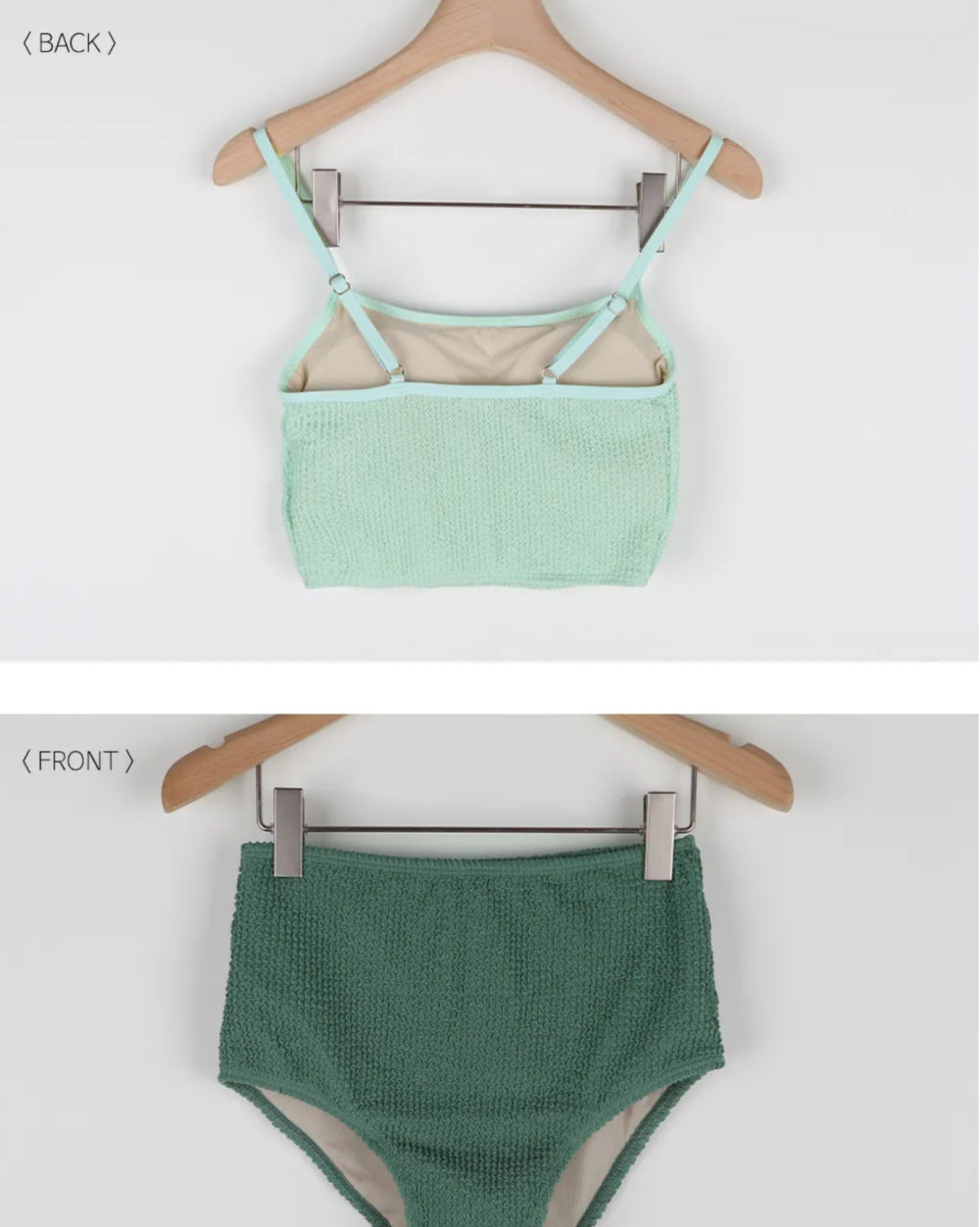 Kvinde Tekstureret Cropped Top med justerbare stropper Stilla