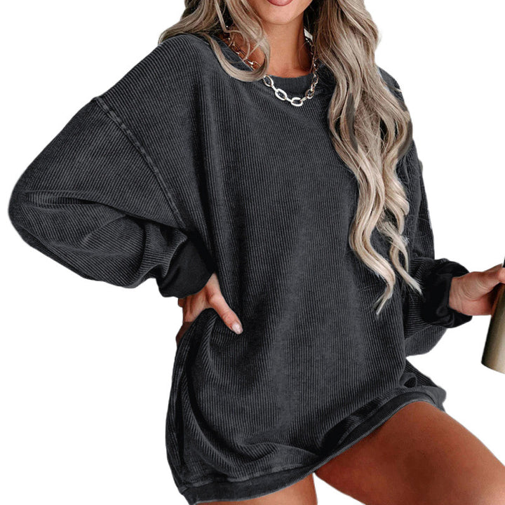 Femme Cozy Oversized Ribbet Sweatshirt Stilla