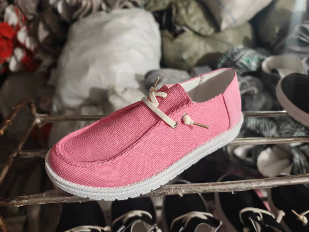 Dame Behagelige Slip-On Sneakers med elastiske snørebånd Stilla