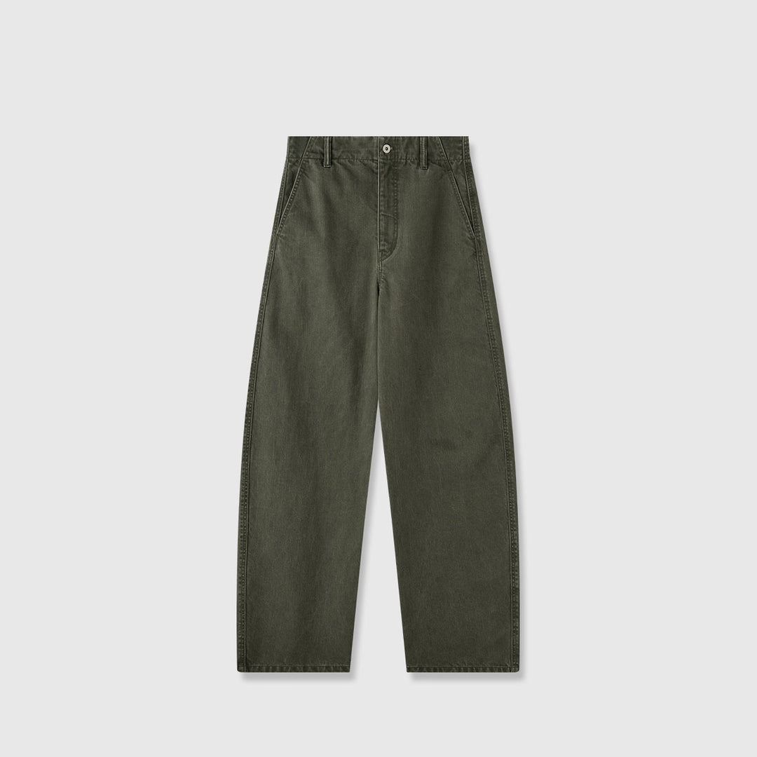 Kvindernes brede denimbukser med høj talje og komfortabel pasform Stilla