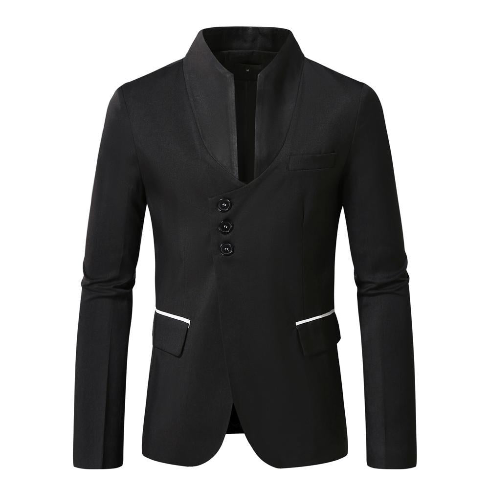 Damer Moderne Tætsiddende Blazer med Unikt Knapdesign Stilla
