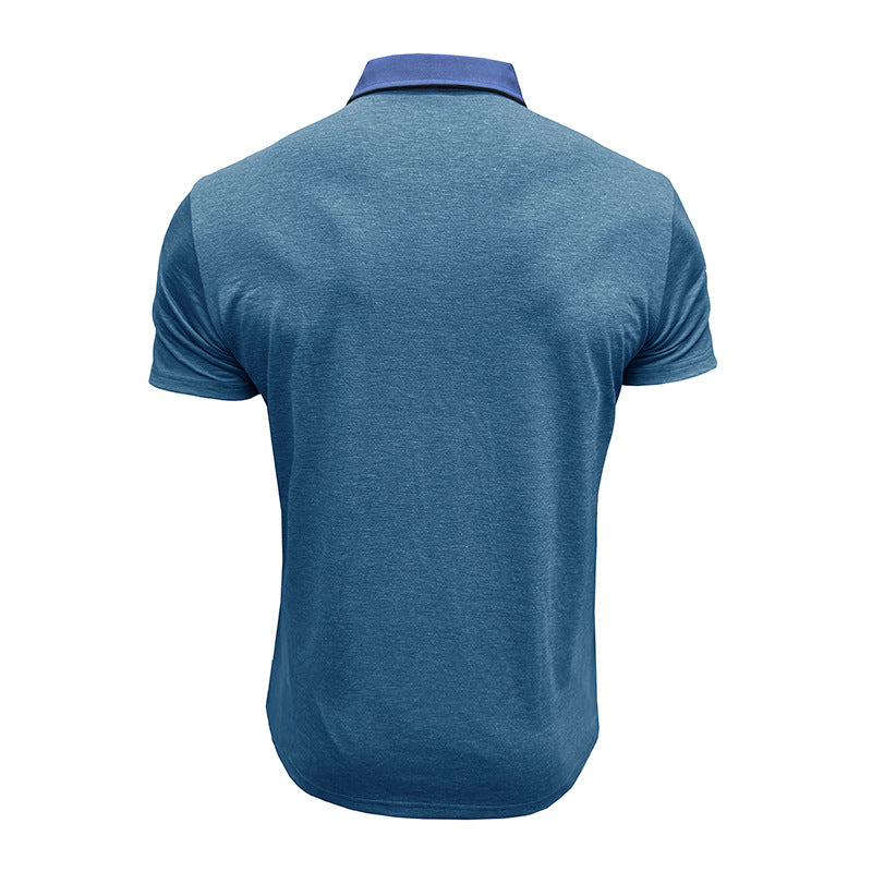 Herrer polo shirt med modekrave og praktisk brystlomme Stilla