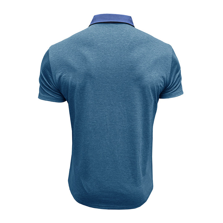 Herrer polo shirt med modekrave og praktisk brystlomme Stilla