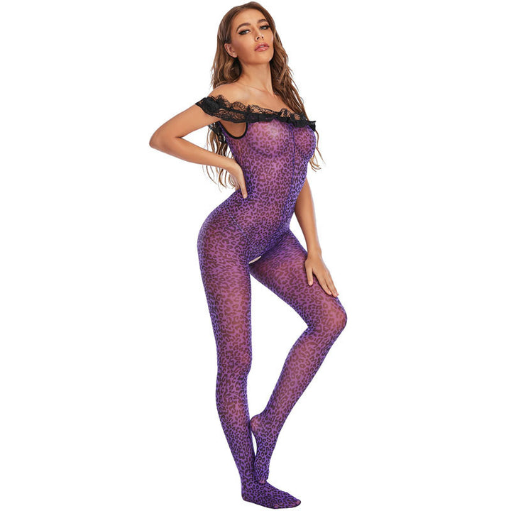 Dame Off-Shoulder Leopard Tryk Body Stilla