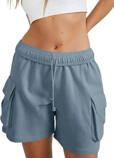 Dame afslappede Cargo-shorts med dybe lommer og justerbar talje Stiila