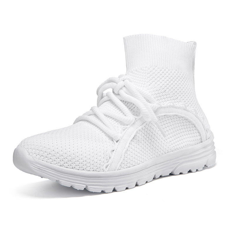 Herrer High-Top Åndbare Strikkesneakers Stilla