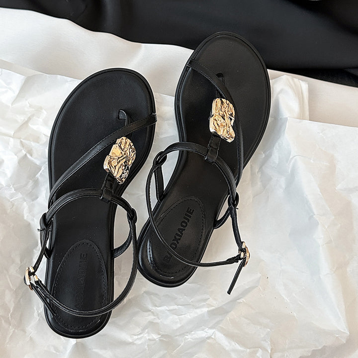 Femme Elegante Strappy Blokhælsandaler Stilla