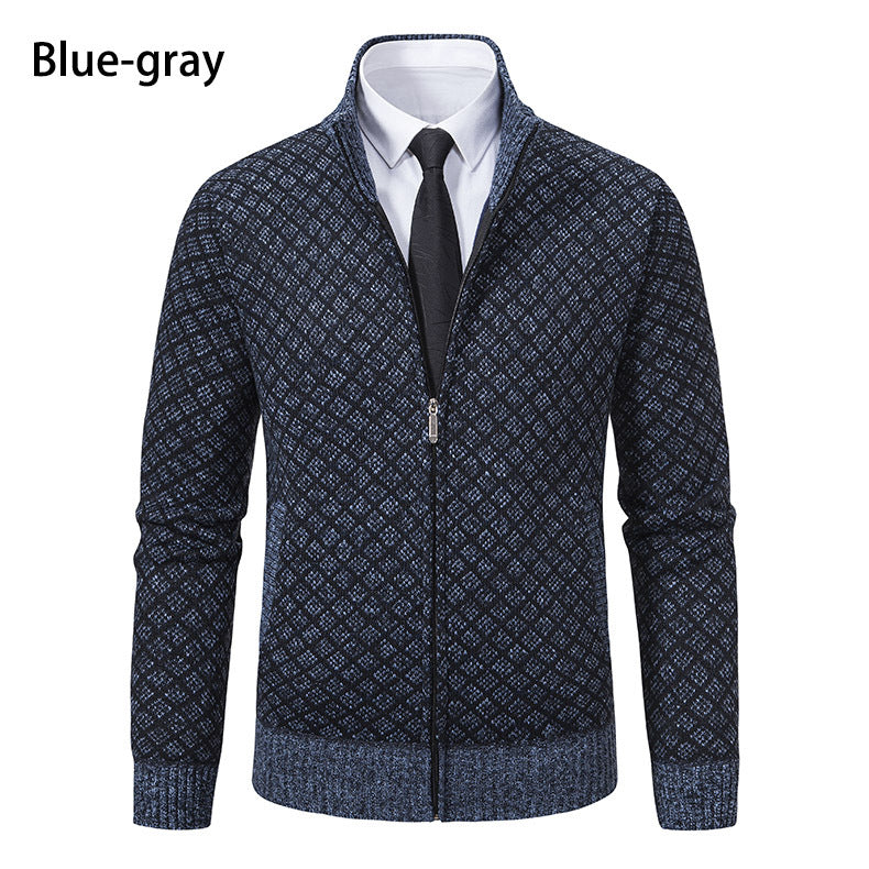 Herre struktureret Zip-Up sweatshirt Stilla