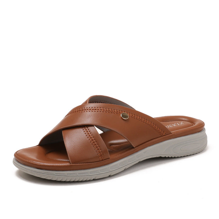 Damer komfortable flip-flops med anatomisk fodseng Stilla