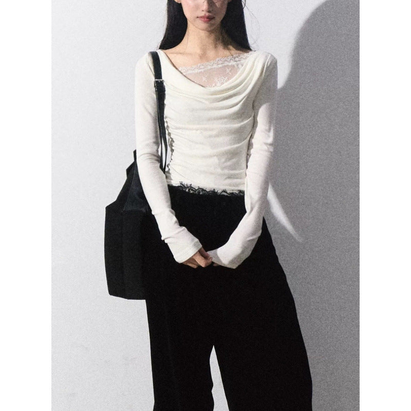 Dame Off-Shoulder Draperet Top Stilla