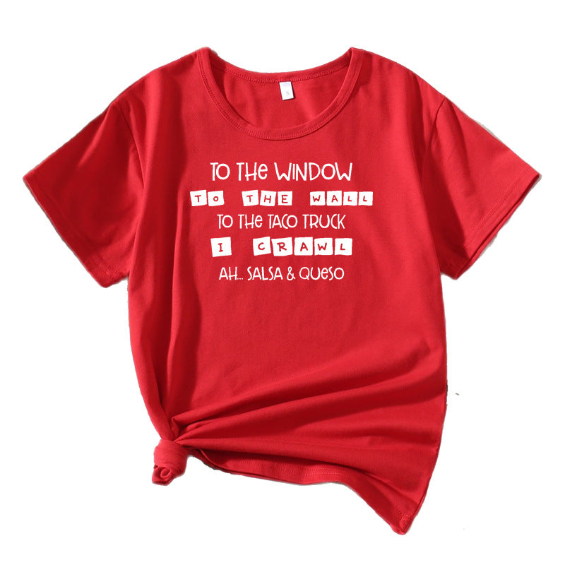 Kvinder Komedie Slogan Grafik T-Shirt Stilla