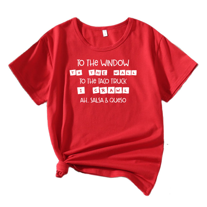 Kvinder Komedie Slogan Grafik T-Shirt Stilla