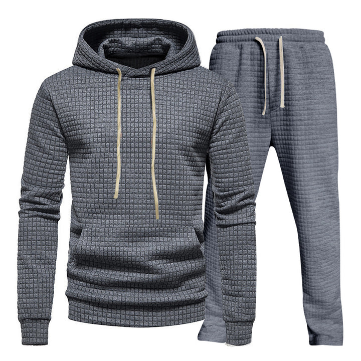 Herre afslappet sweatshirt og behagelige joggebukser sæt Stilla