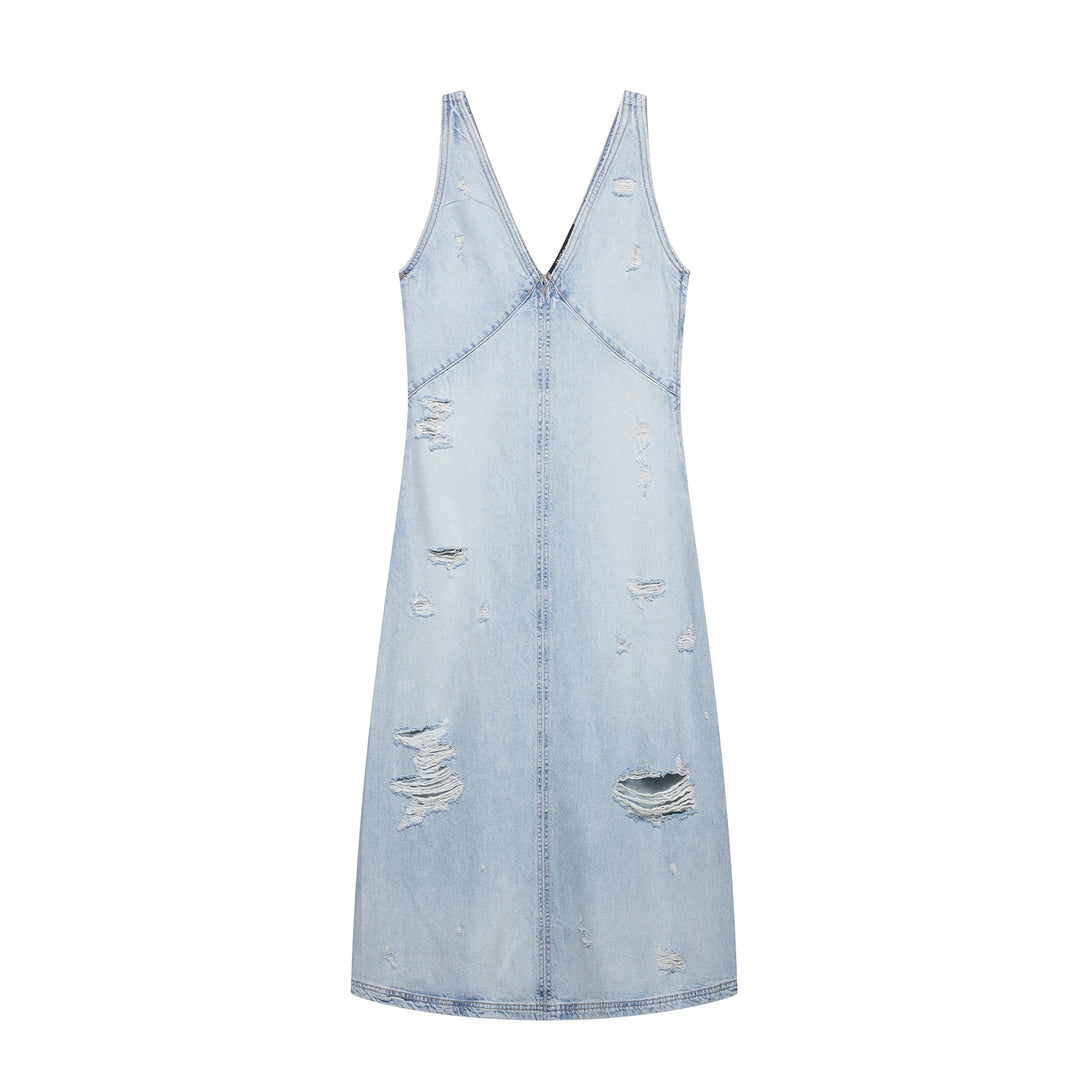 Femme Denim Slip Kjole Stilla