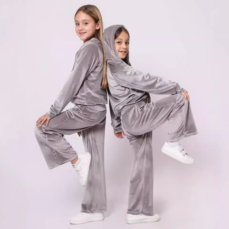 Stilla | Cozy Pige Sports Hat Velvet Sweatshirt Sæt