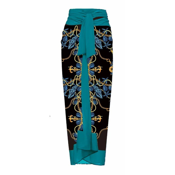 Dame Elegant One-Piece with Artistic Flower Decoration Skovae