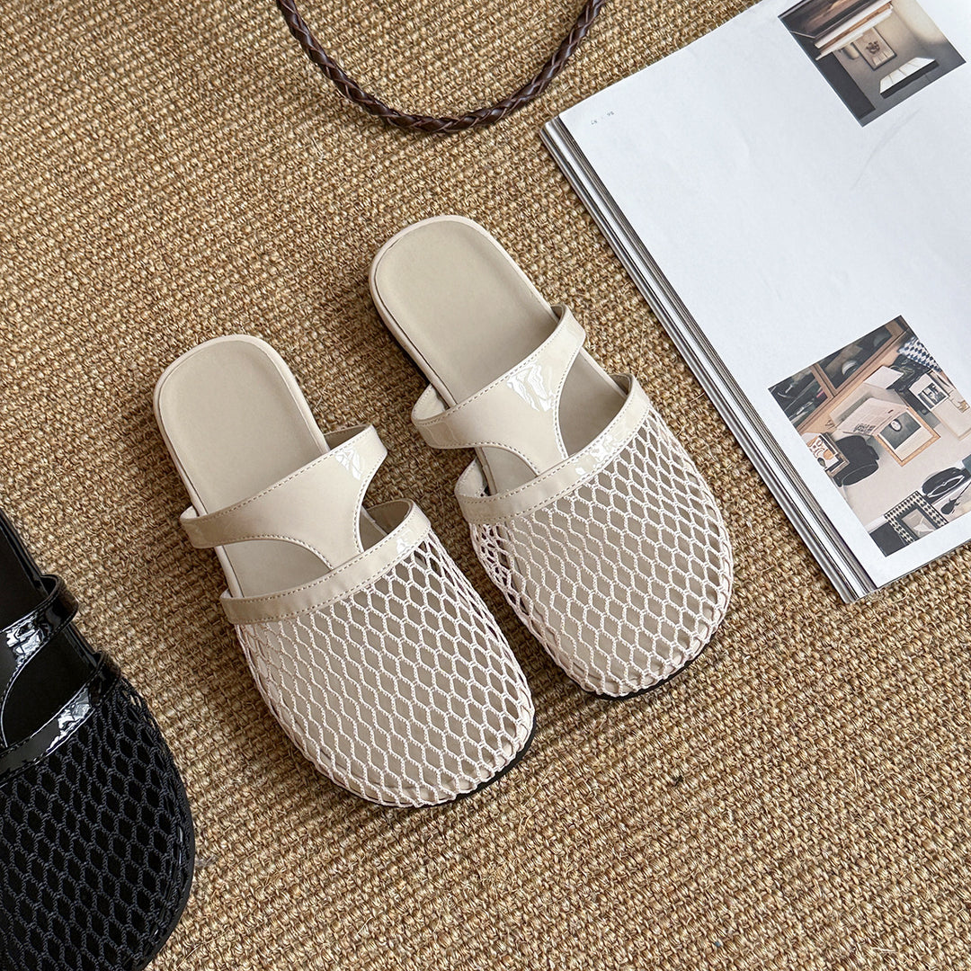 Femme Contemporary Mesh Slip-On Sandaler Stilla