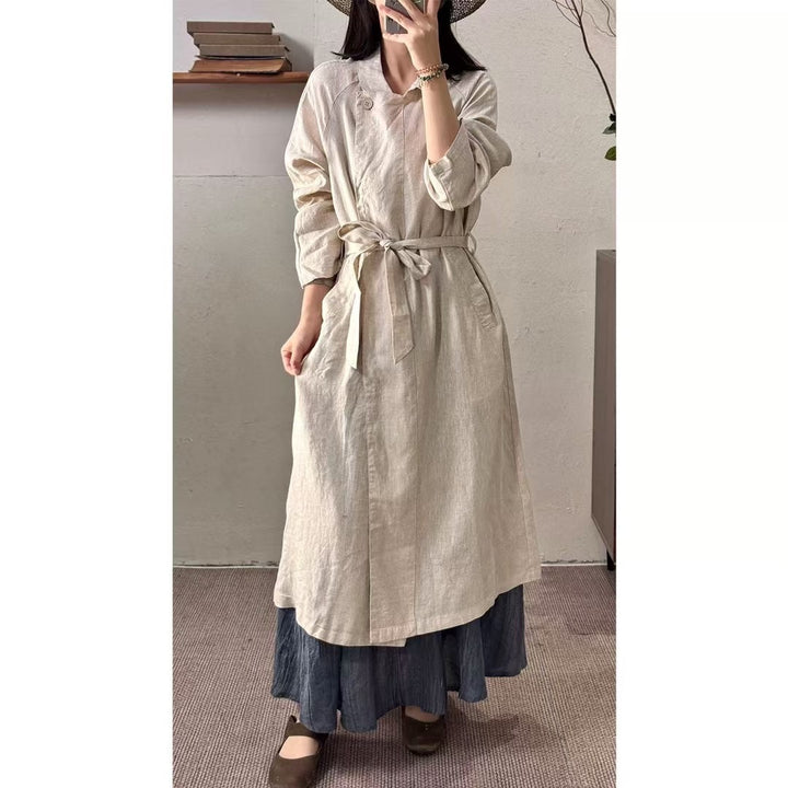 Dame Linned Trenchcoat Stilla