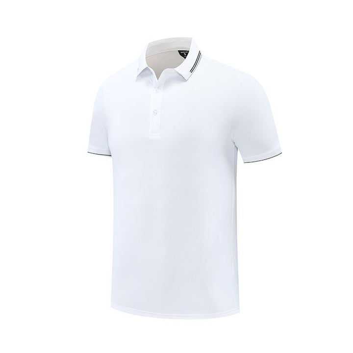 Herrer Elegant kortærmet polo med åndbare egenskaber og moderne krave Stilla