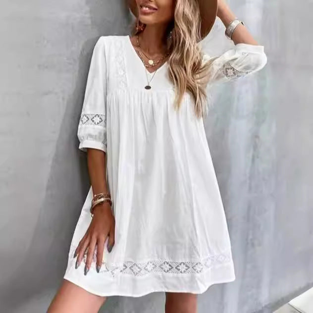 Dame Sommervasekjole Stilla