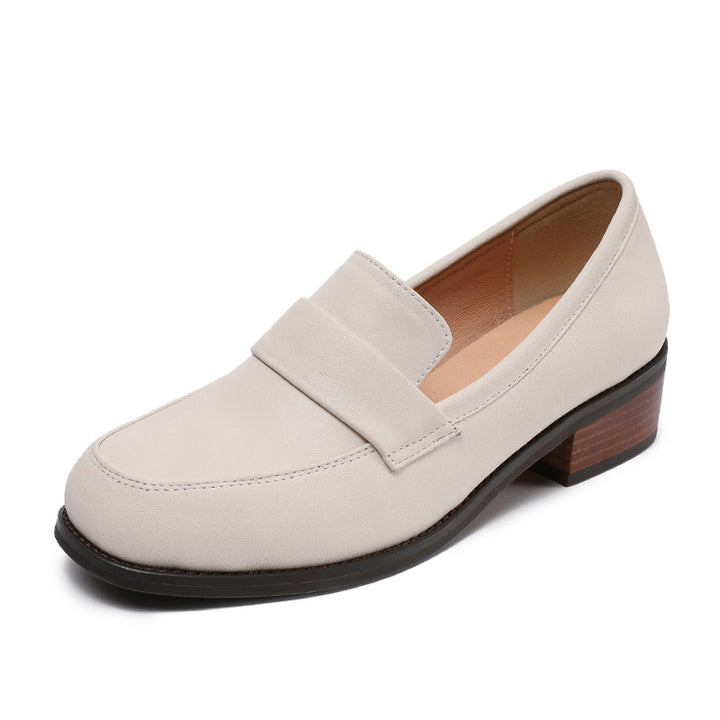 Dame klassiske læder slippers med dekorativt bånd detalje Stilla