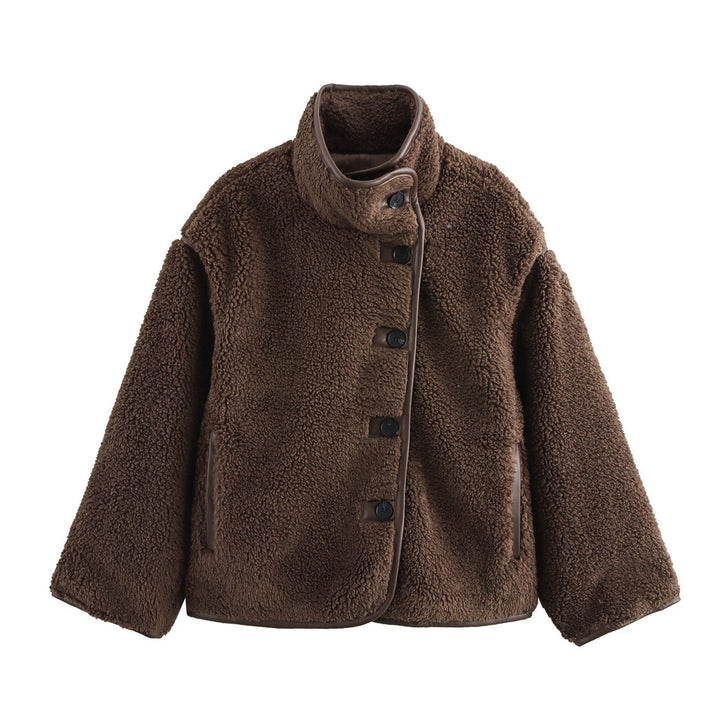 Femme Cozy Faux Shearling Jakke Stilla