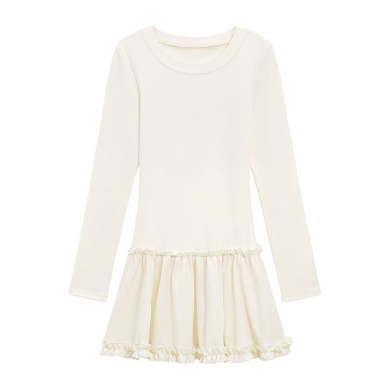 Damer elegant langærmet skjorte med voluminøs ruffle kant Stilla