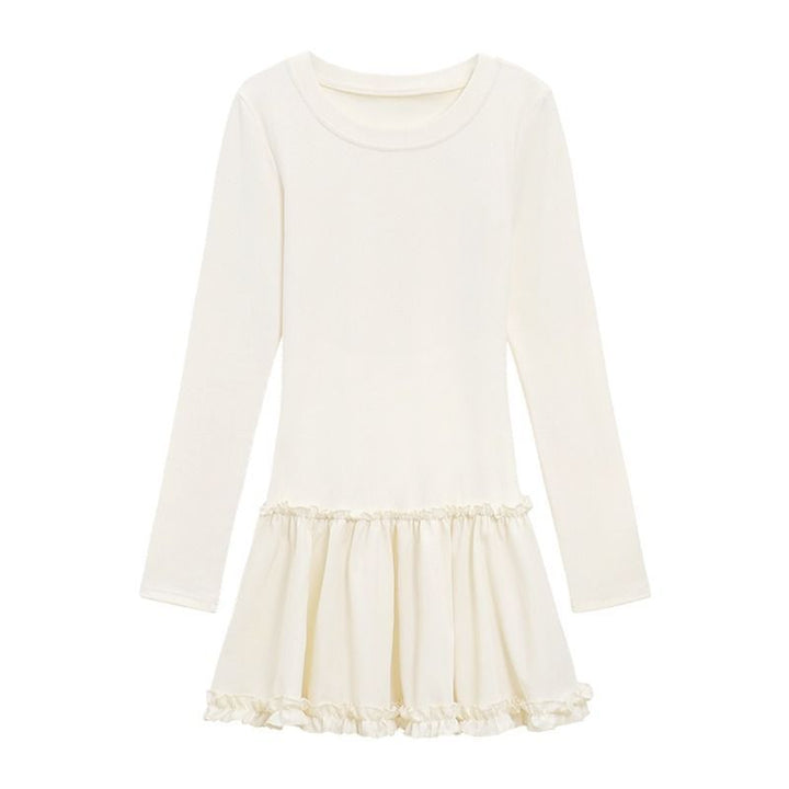 Damer elegant langærmet skjorte med voluminøs ruffle kant Stilla