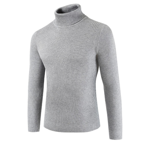 Dame rullekrave sweater med fint ribdesign og tætsiddende pasform Stilla