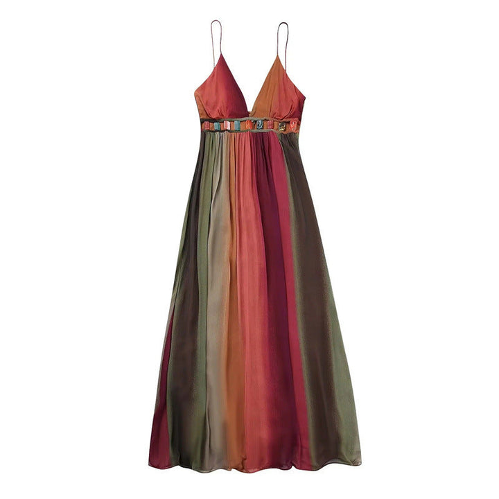 Stilla | Elegant Sommer Sten Midi Kjole