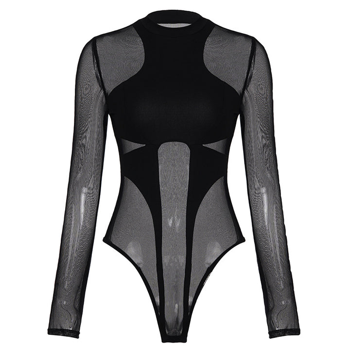 Dame Hightech Bodysuit med innovativ mesh-design Skovae