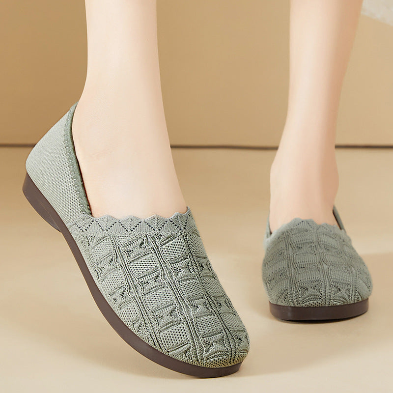 Femme Slip-On Komfort Vandresko med fleksibelt strik-obertekt Stilla