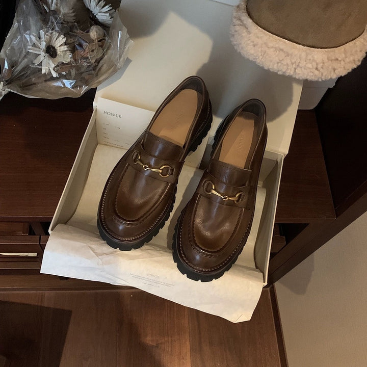 Dame Mokkasiner med elegant kæde Stilla