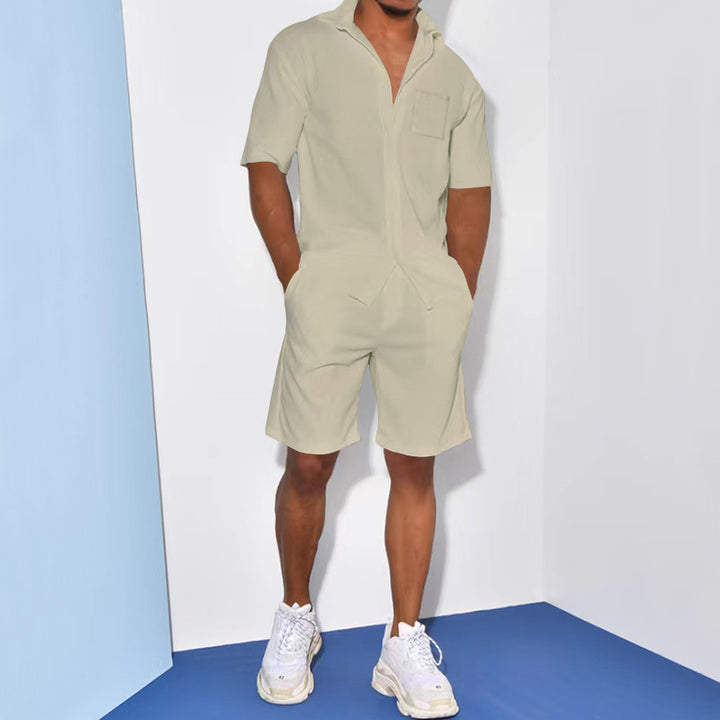 Herren moderigtige overall med praktiske lommer og sporty flair Stilla